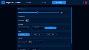 Angry Data Scanner - Advanced scanning features and configuration